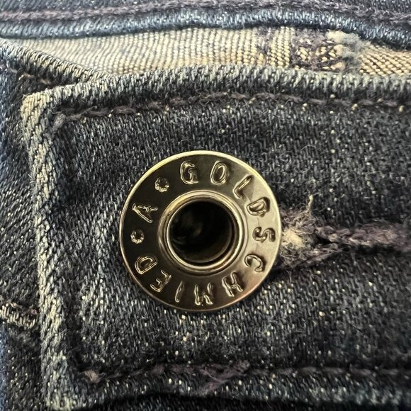 AG Adriano Goldschmied Jeans Womens 28 R Blue The Zip Skinny Zipper Stretch - Picture 10 of 16